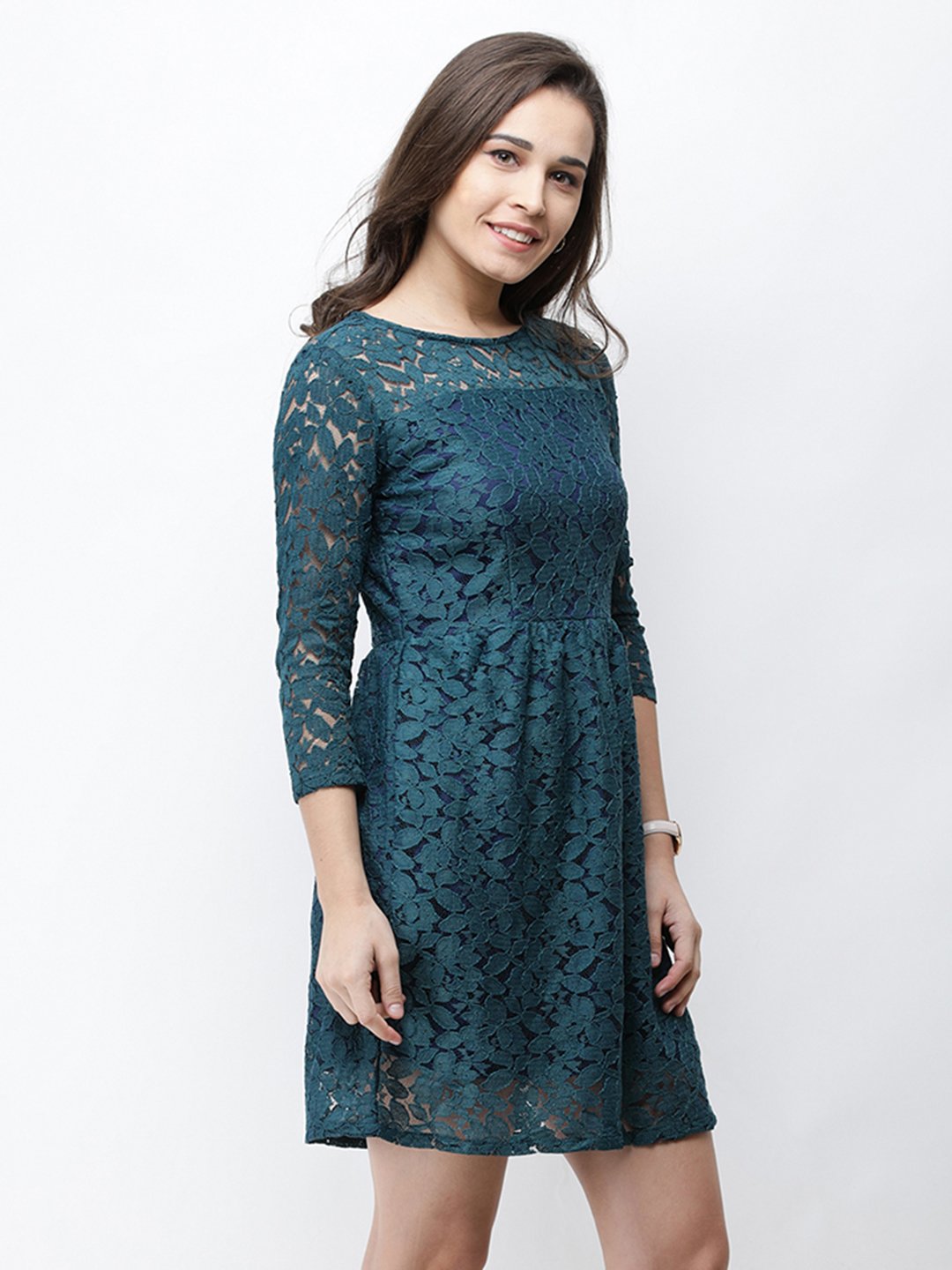 Cation Green Lace Dress
