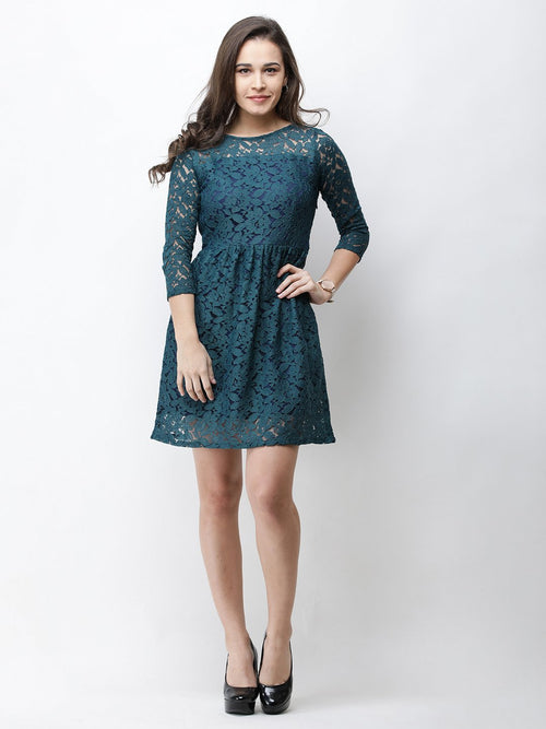 Cation Green Lace Dress