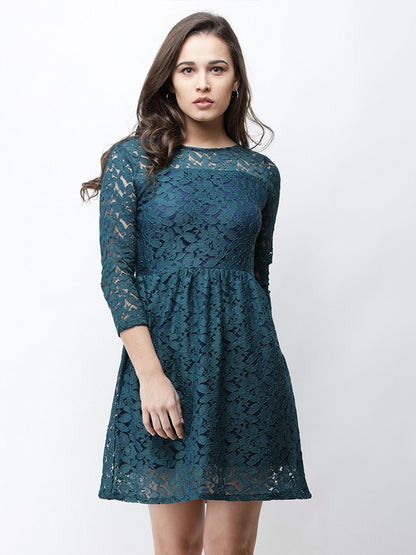 Cation Green Lace Dress