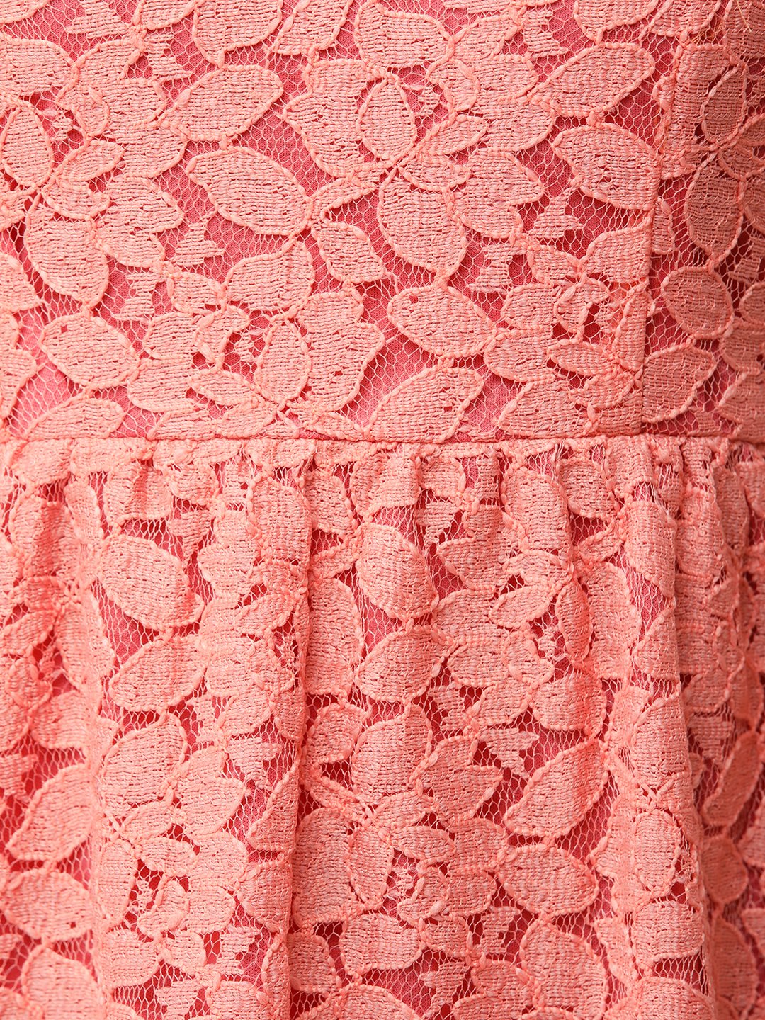 Cation Orange Lace Dress