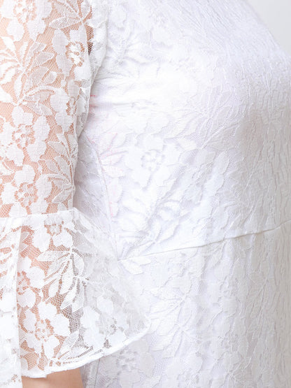 White Lace Dress