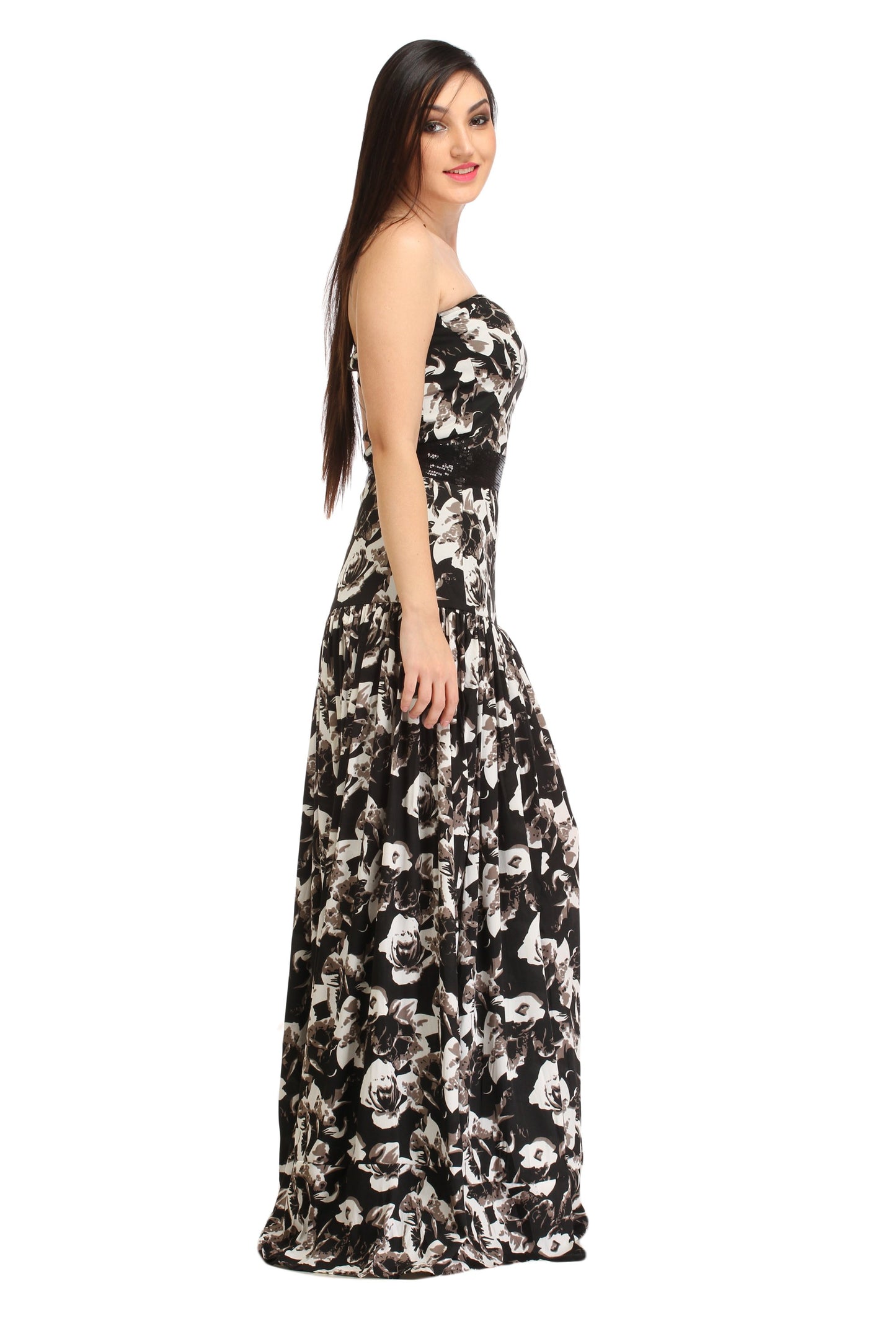 Black Printed Dress