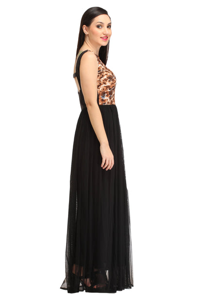 Black Net Dress