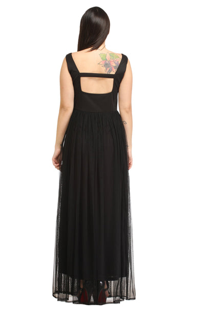 Black Net Dress