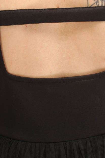 Black Net Dress