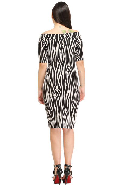 Black Striped Dress