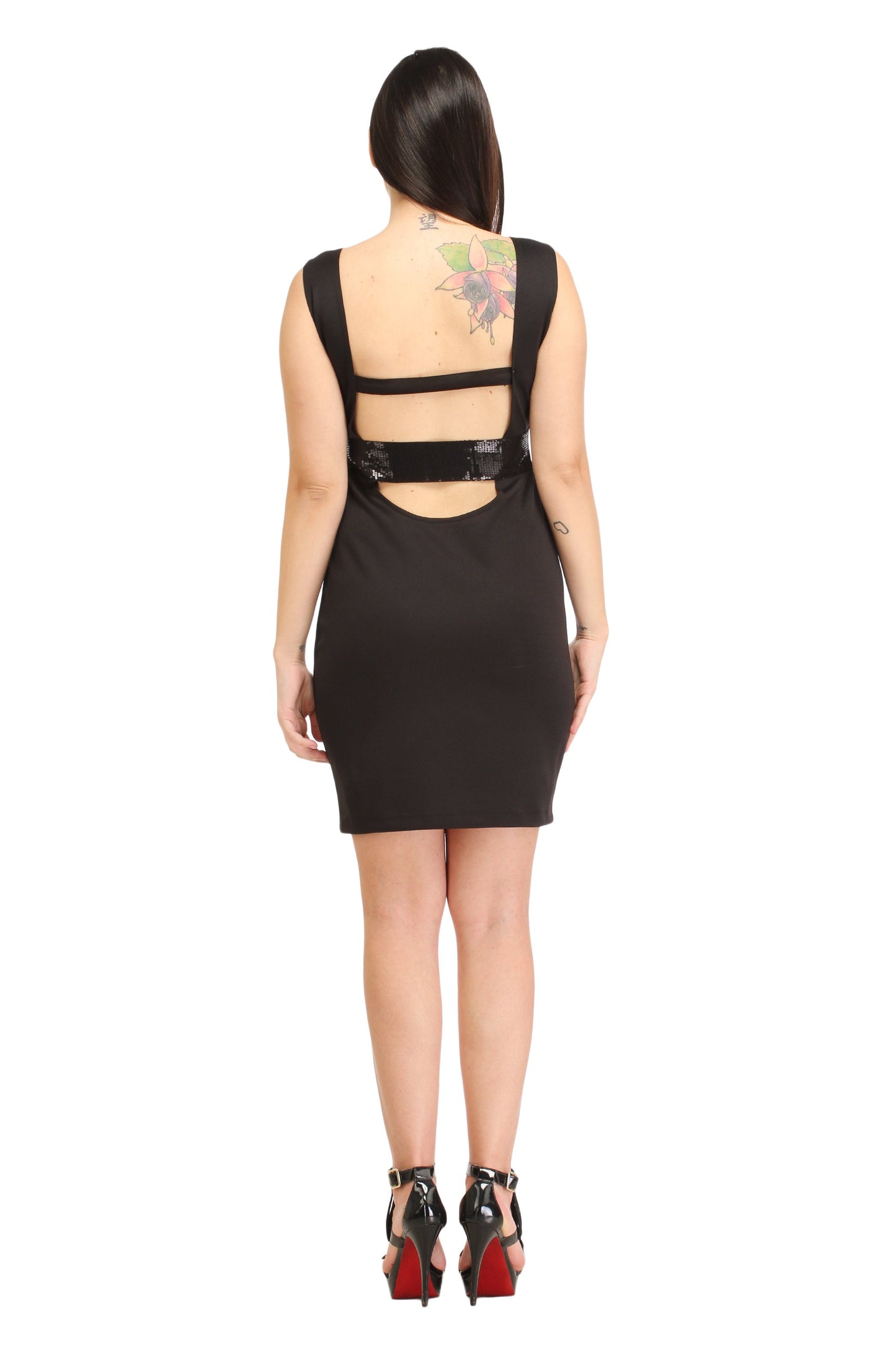 Black Solid Dress