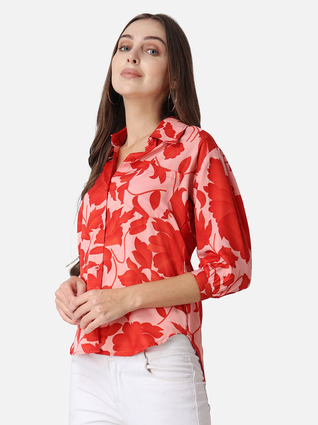 SCORPIUS Floral Printed Casual Shirt