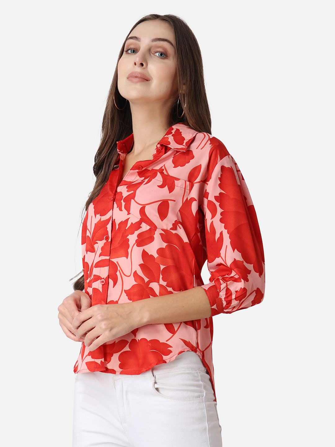 SCORPIUS Floral Printed Casual Shirt
