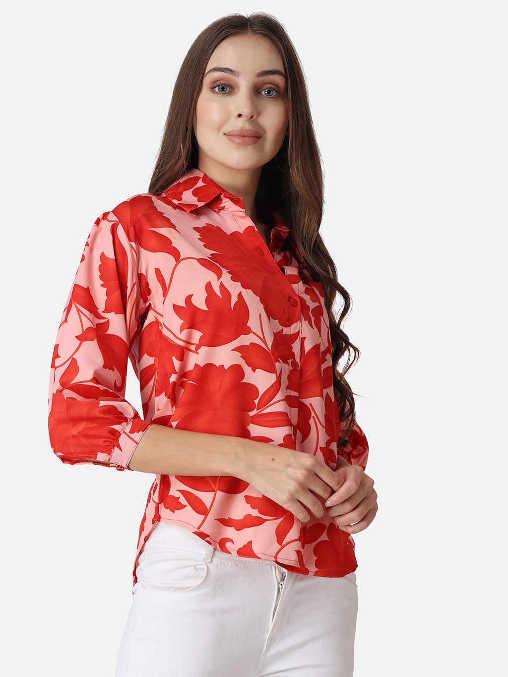 SCORPIUS Floral Printed Casual Shirt