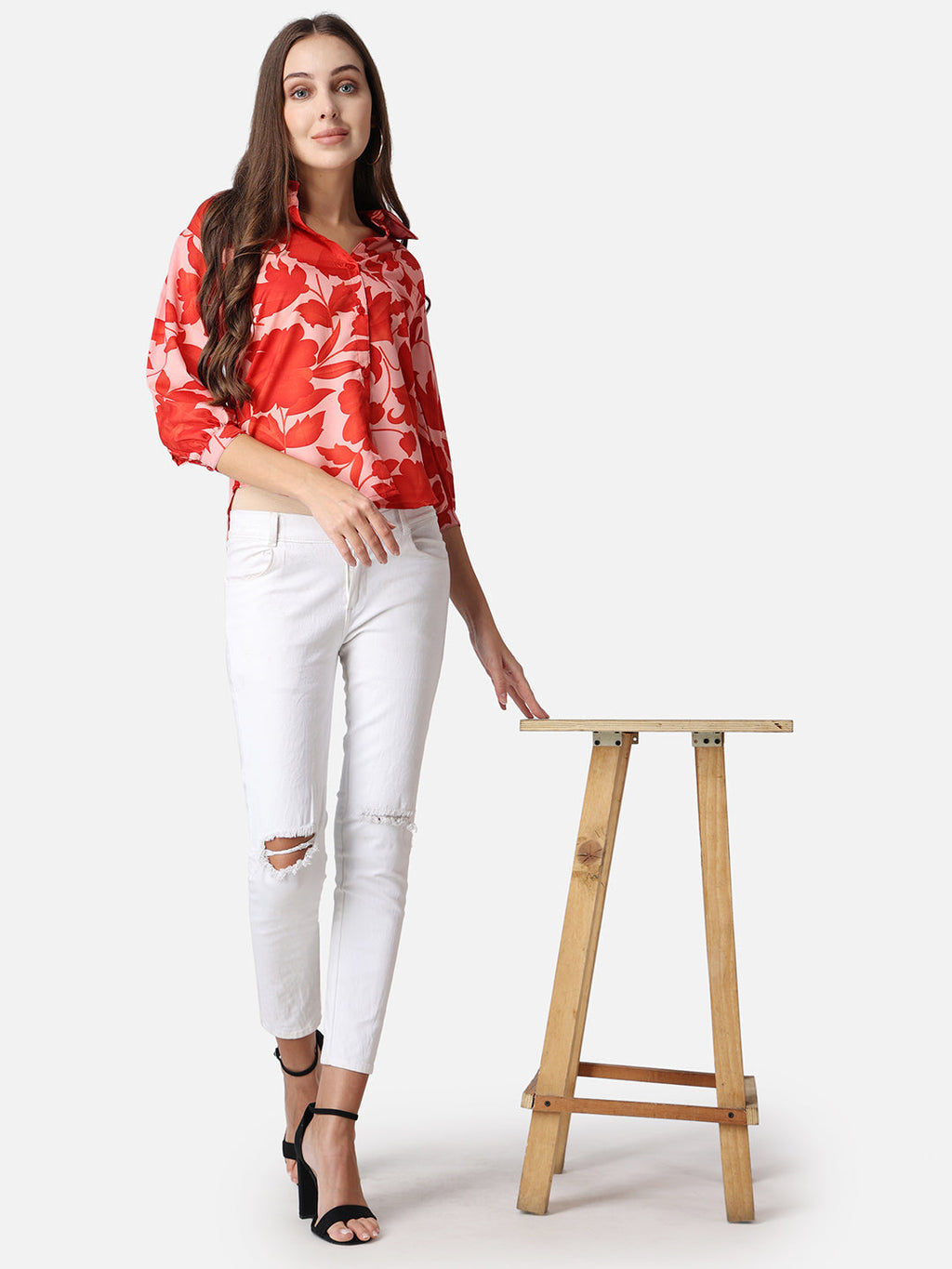 SCORPIUS Floral Printed Casual Shirt