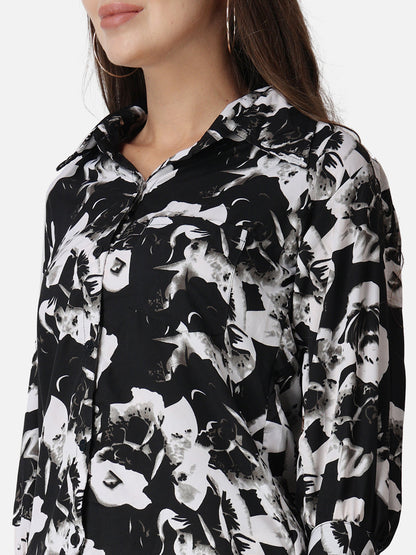 SCORPIUS Floral Printed Casual Shirt