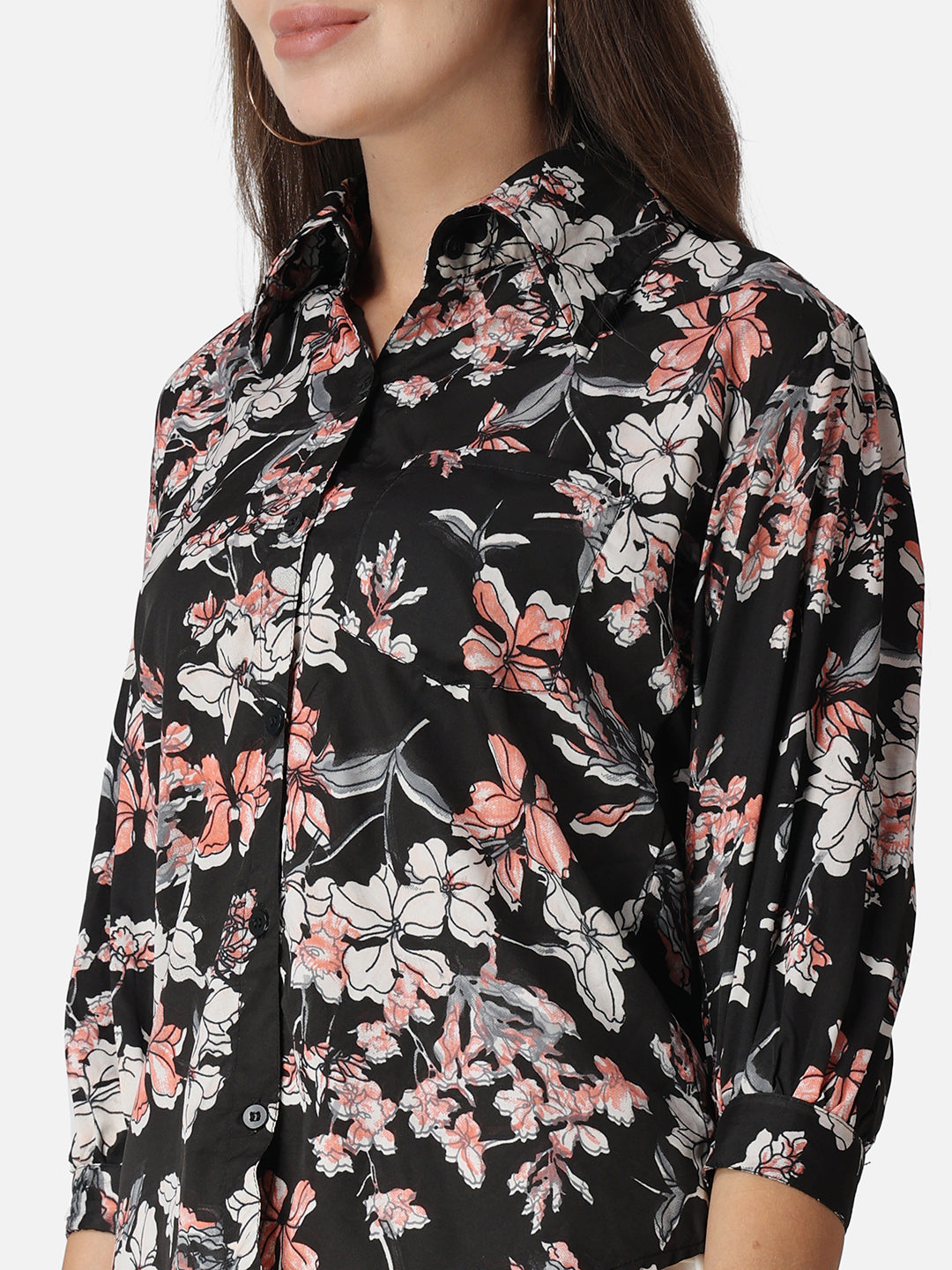SCORPIUS Floral Printed Classic Fit Casual Shirt