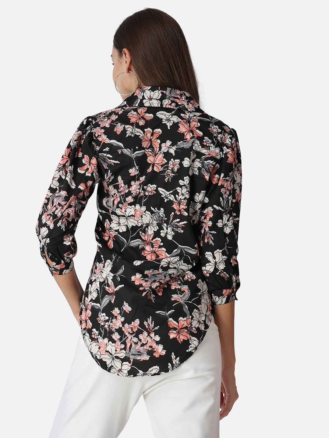 SCORPIUS Floral Printed Classic Fit Casual Shirt