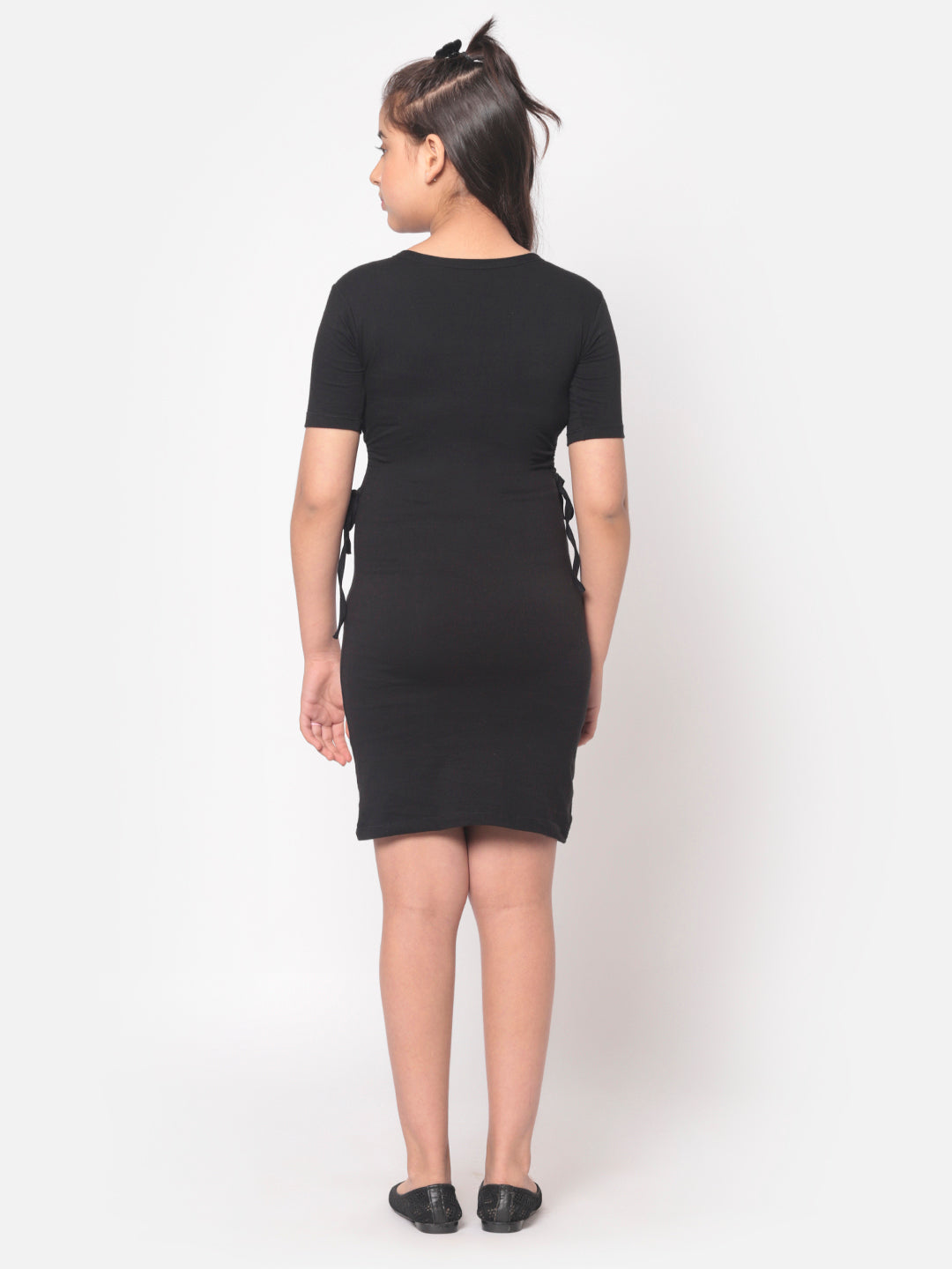 MINOS Black Sheath Dress