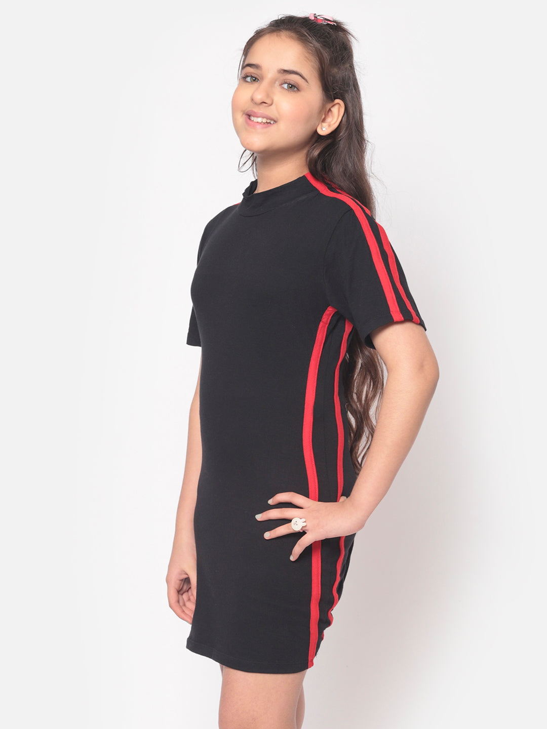 MINOS Black Sheath Dress