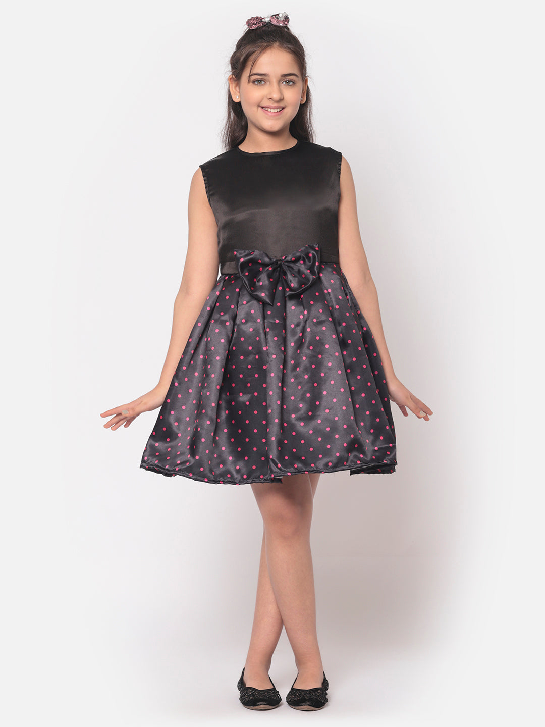 MINOS Floral Satin Dress