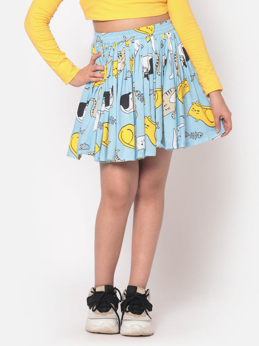 MINOS Blue Rabbit Skirt