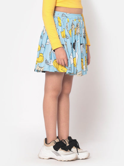 MINOS Blue Rabbit Skirt