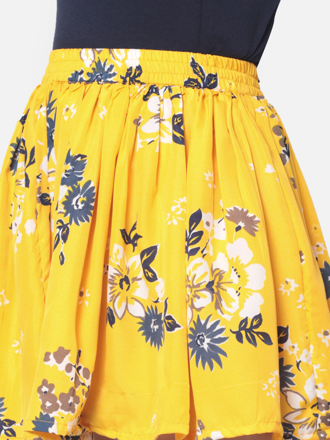 MINOS Yellow floral Skirt