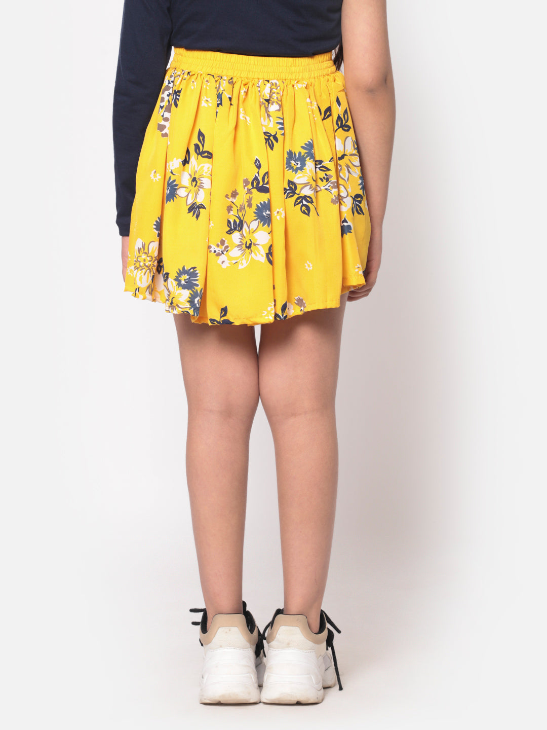 MINOS Yellow floral Skirt