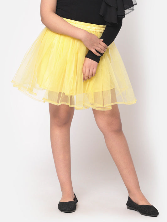 MINOS Lime Net Skirt