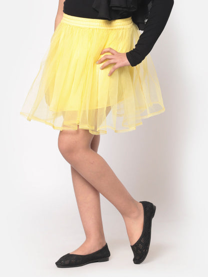 MINOS Lime Net Skirt
