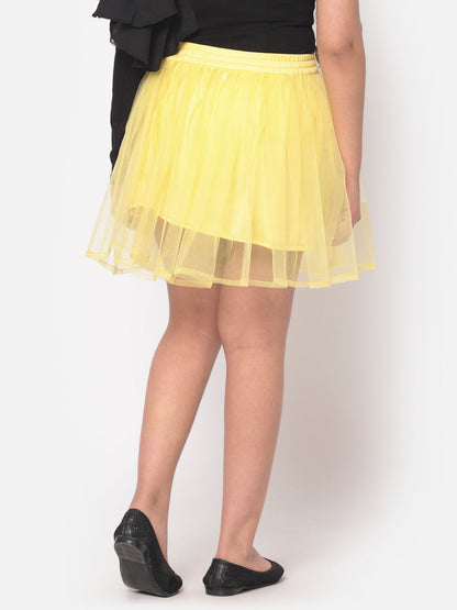 MINOS Lime Net Skirt