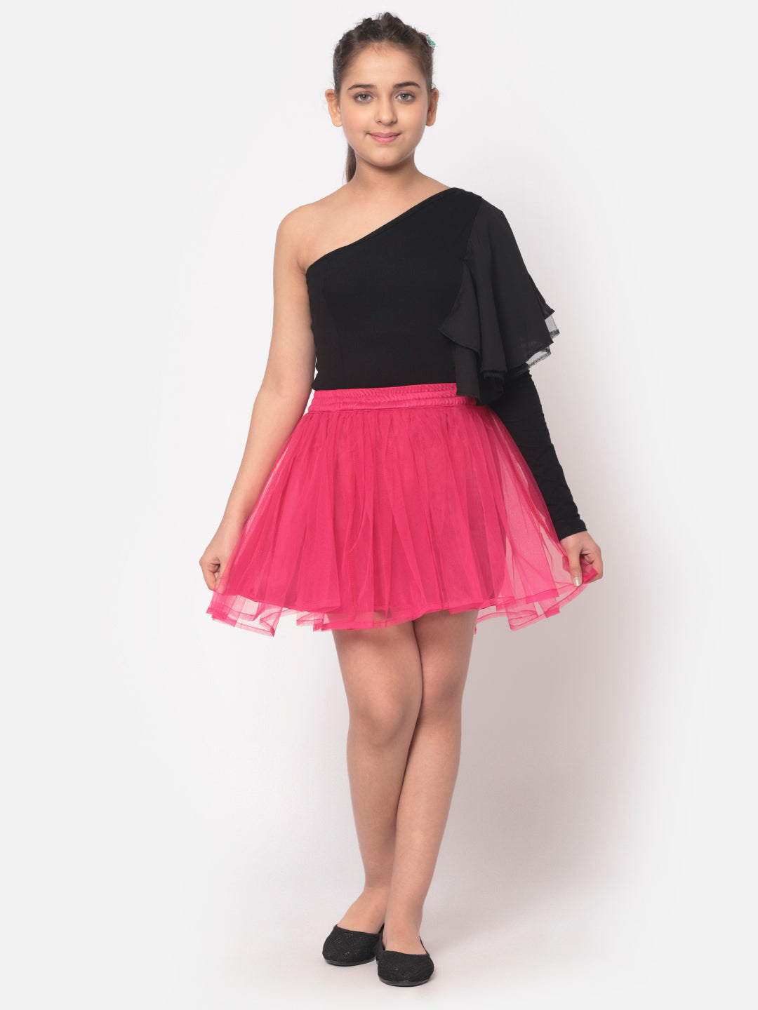 MINOS Pink Net Skirt