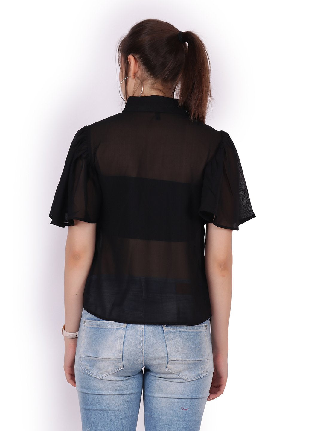 Black Solid Shirt