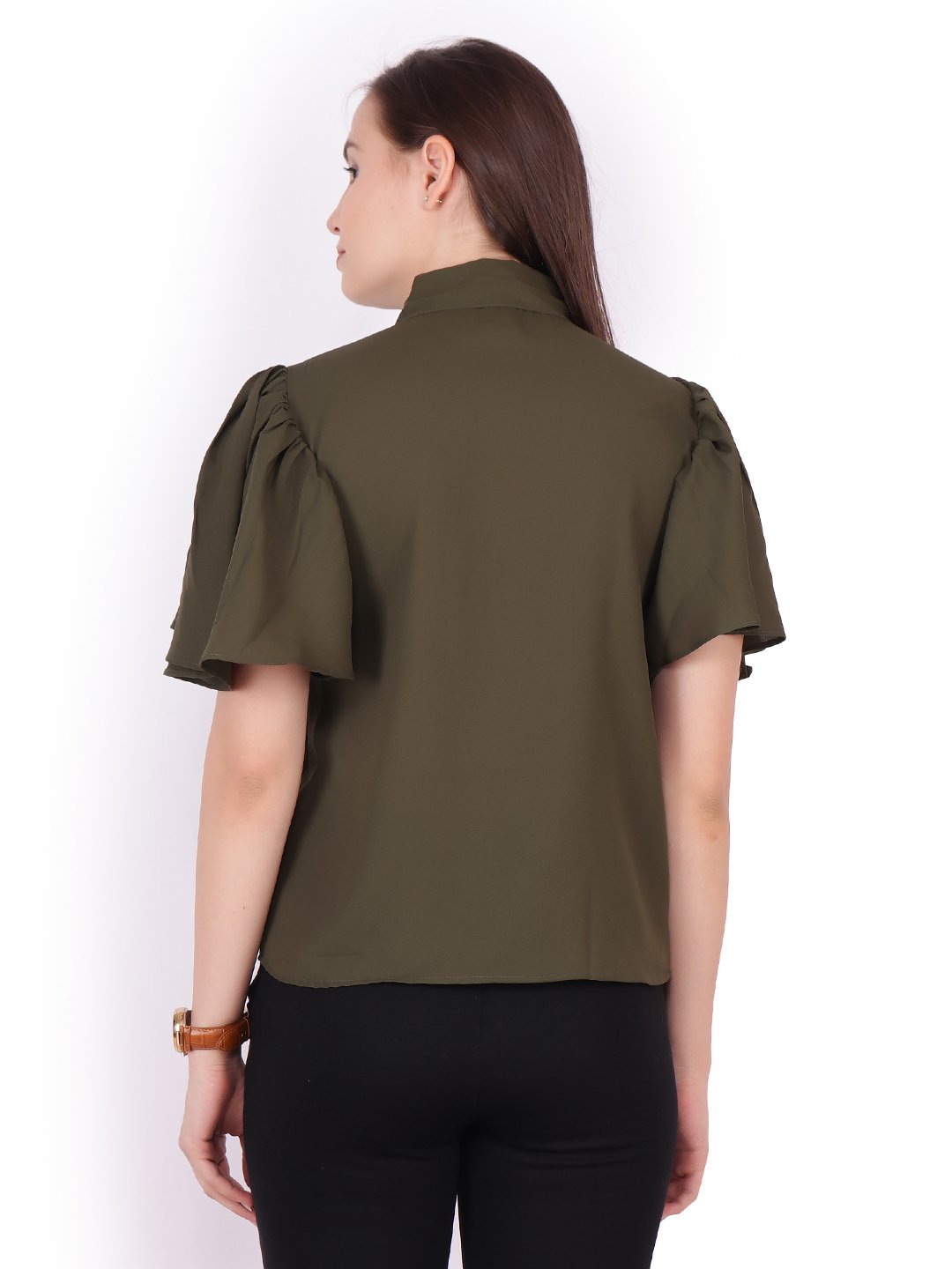 Solid Olive Shirt