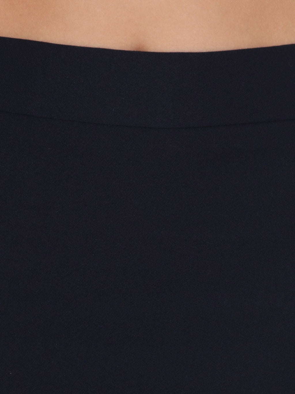 Navy Solid Skirt