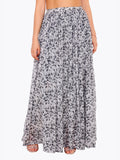 Grey Printed Skirt