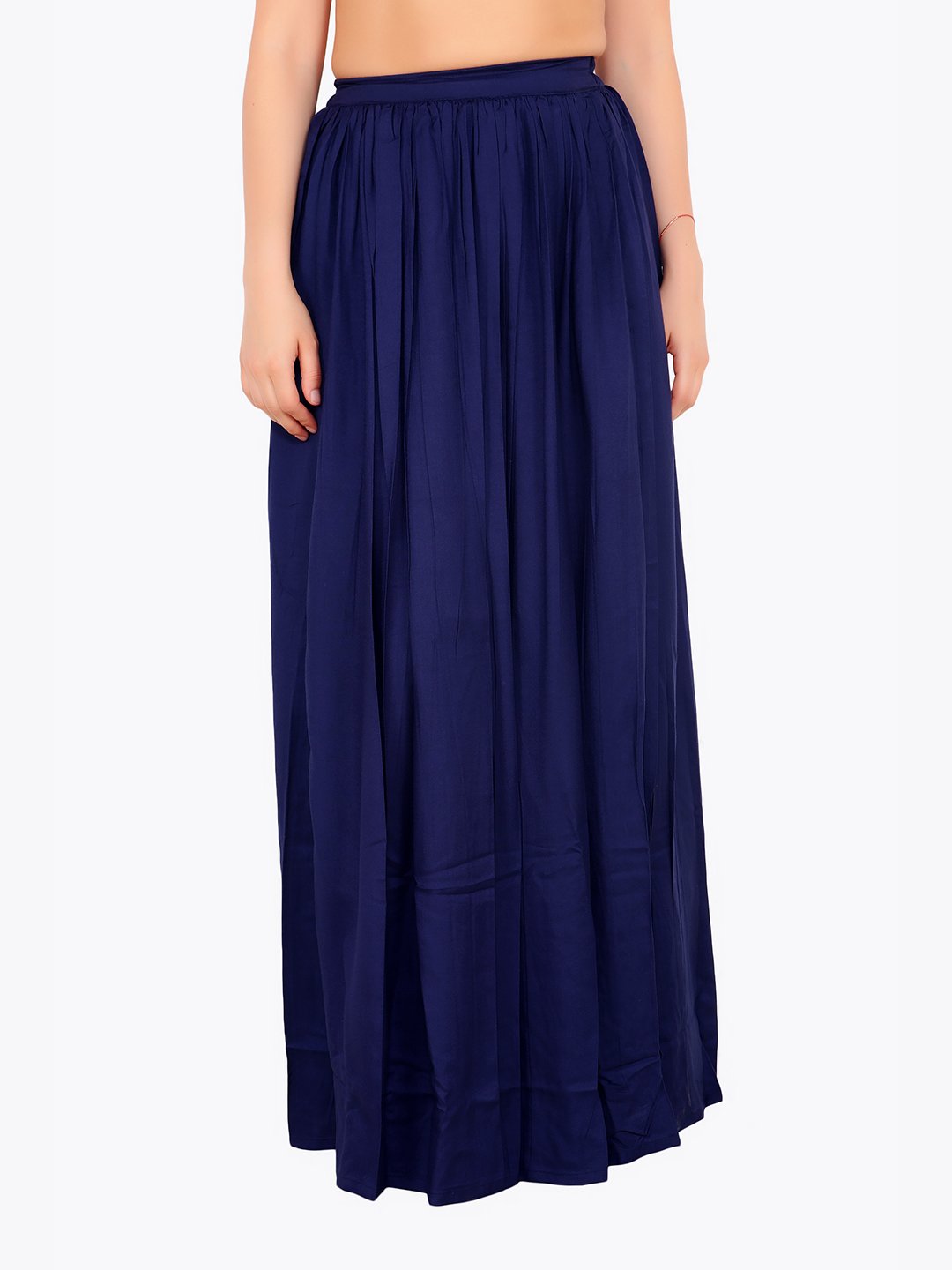 Navy Solid Skirt