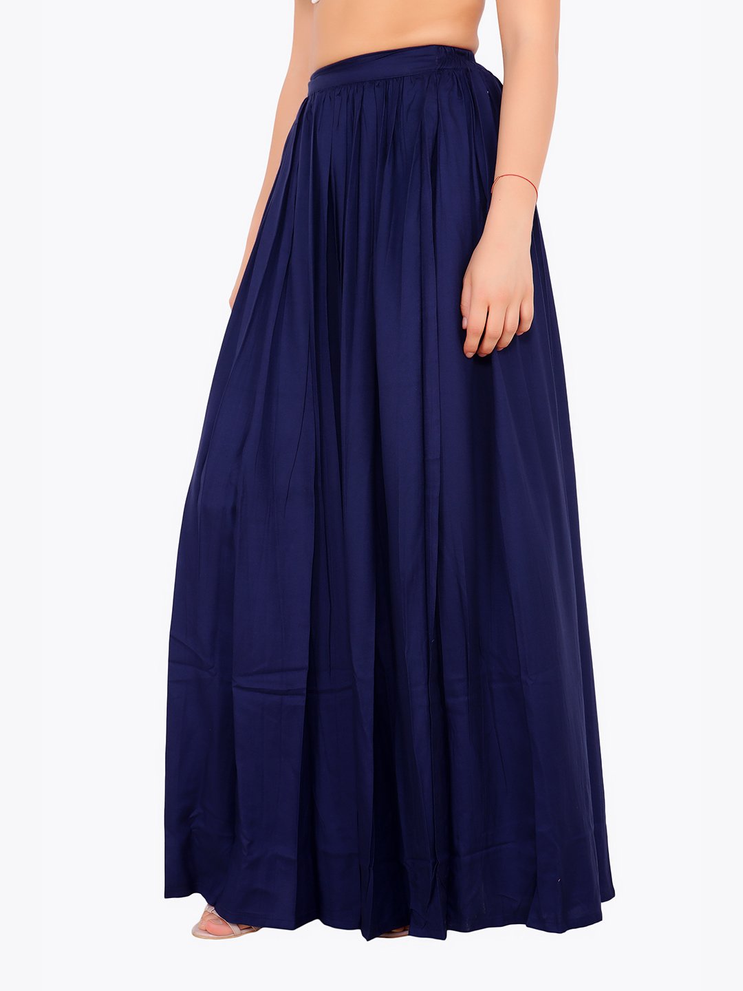 Navy Solid Skirt