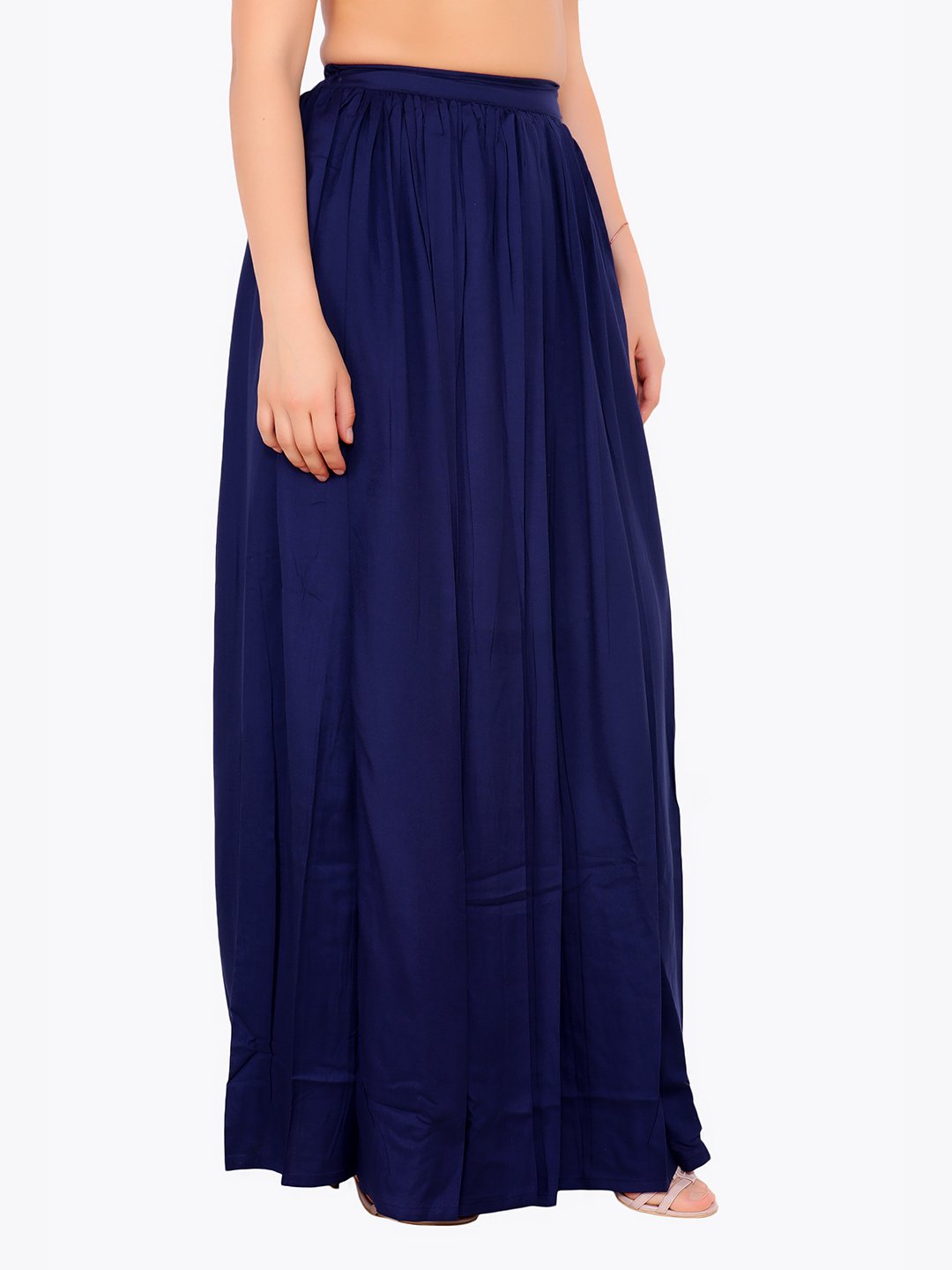 Navy Solid Skirt