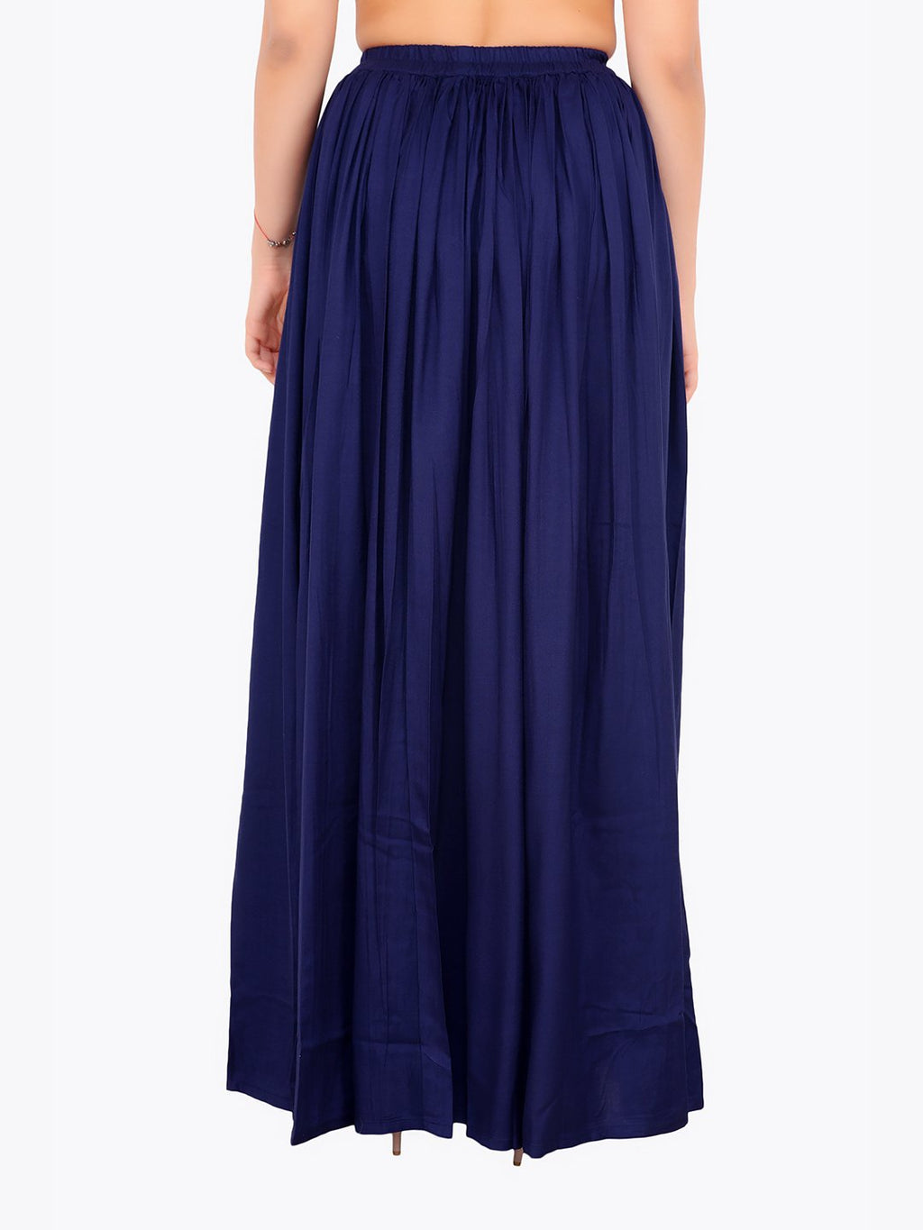 Navy Solid Skirt
