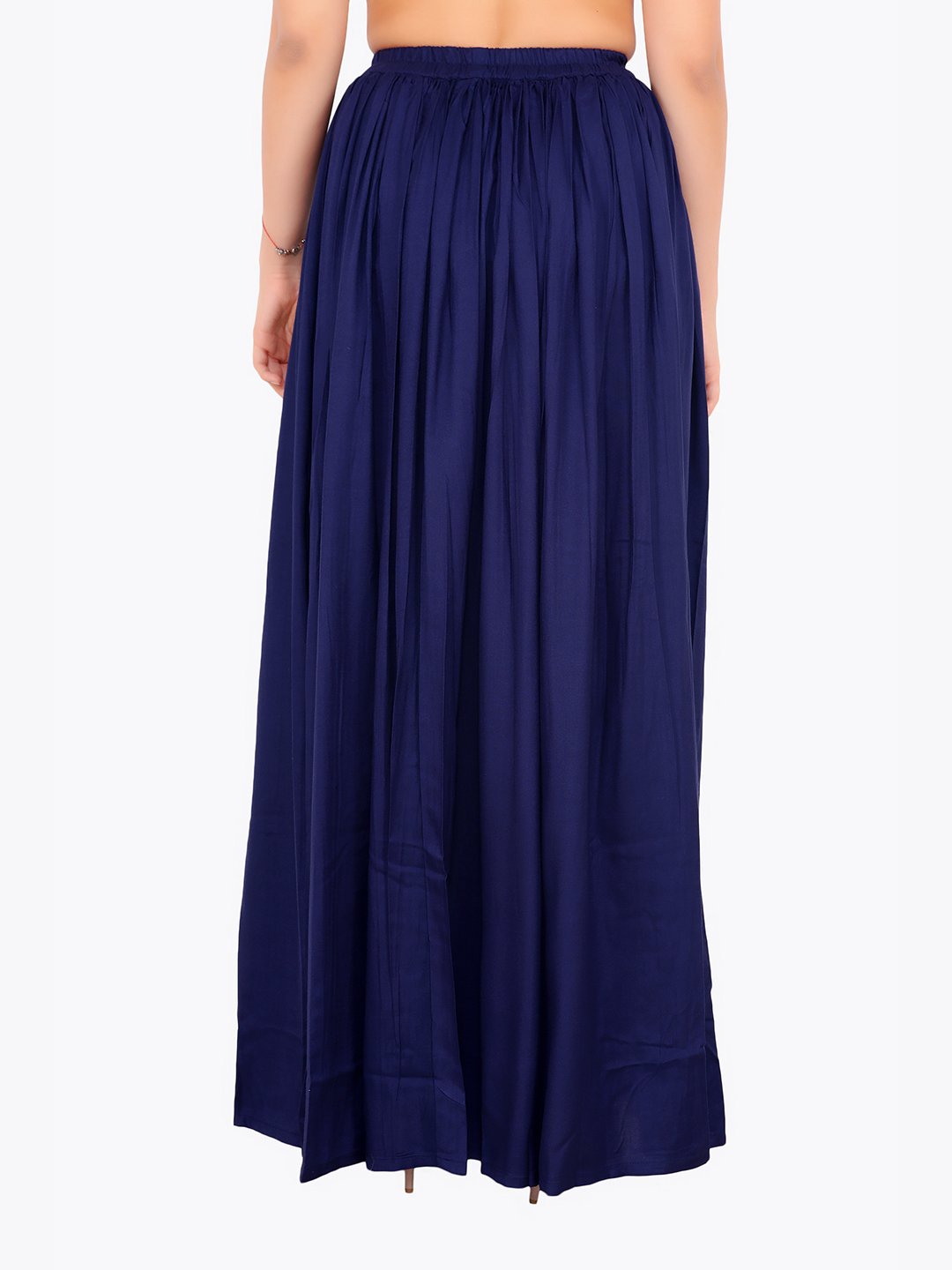 Navy Solid Skirt