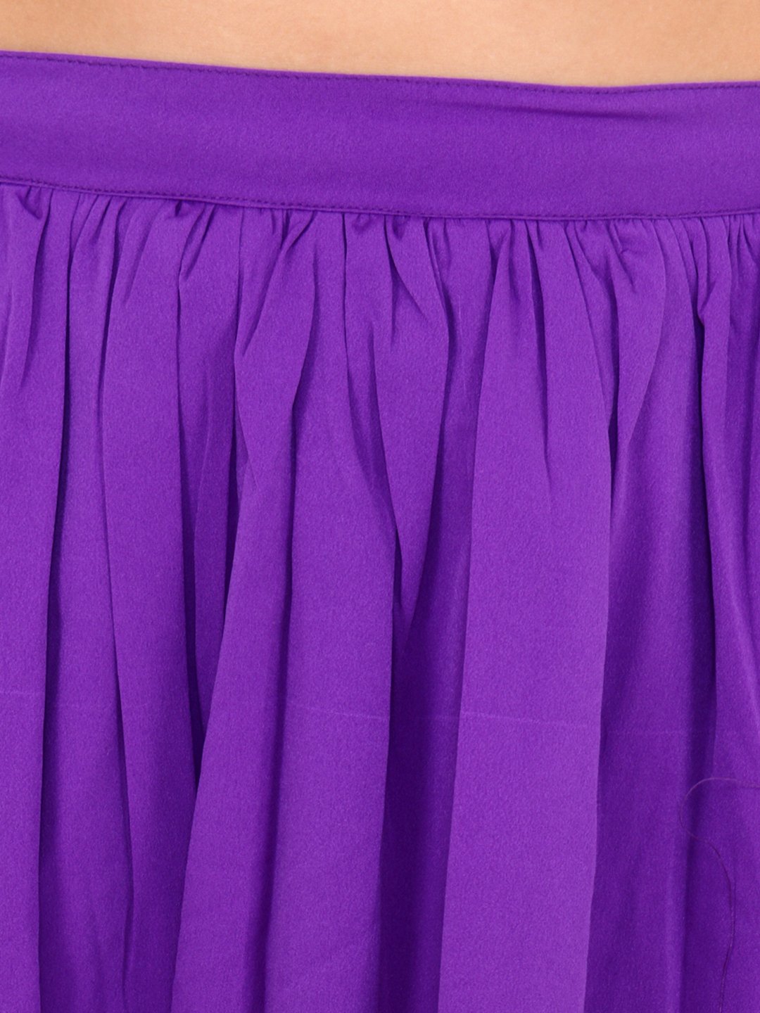 Purple Solid Skirt