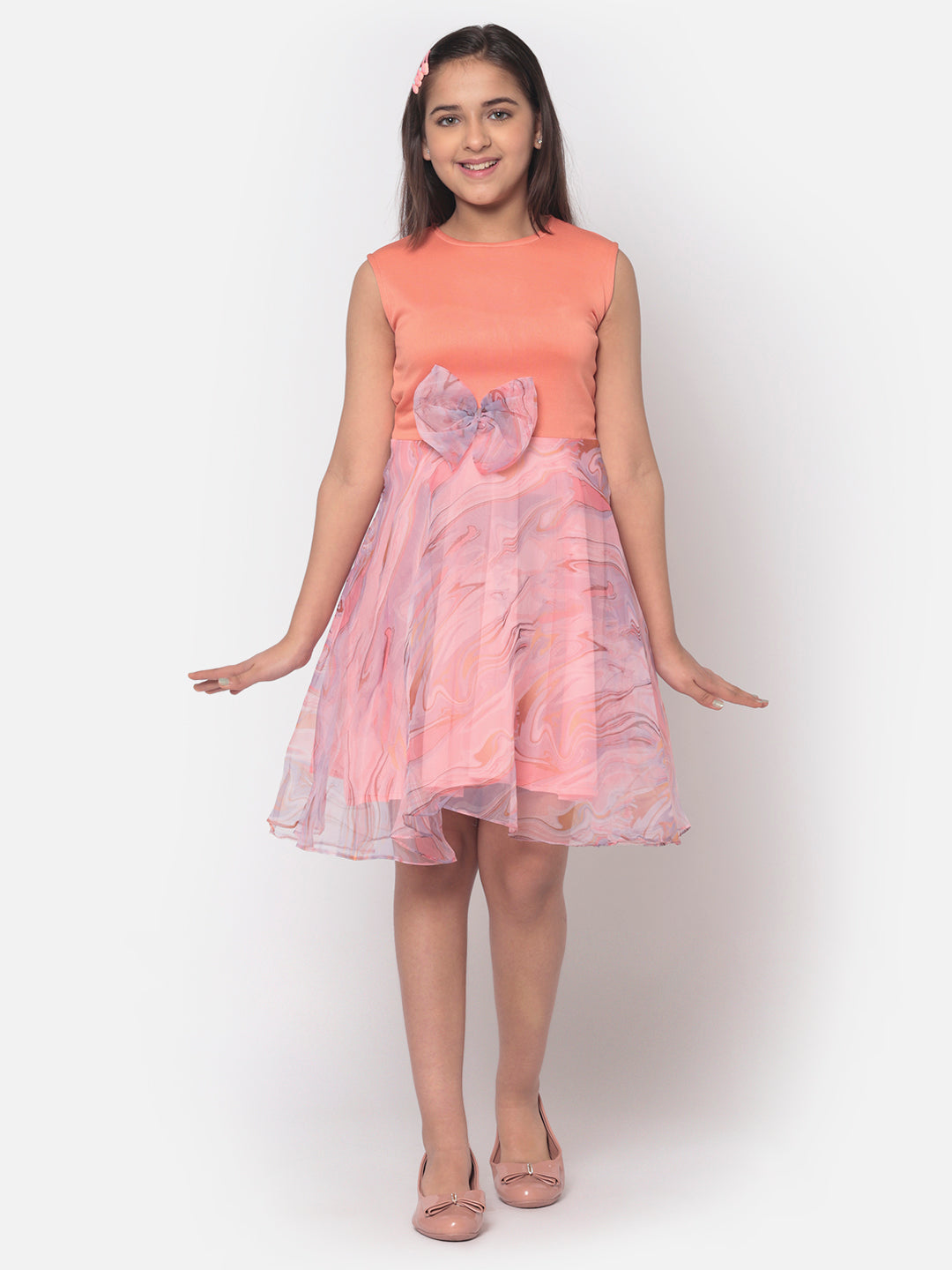 MINOS Fit & Flare Scuba Dress