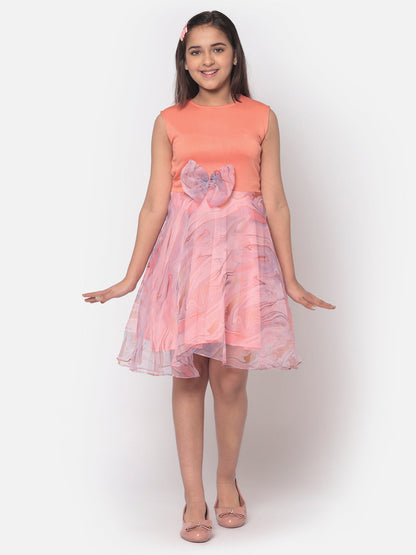 MINOS Fit & Flare Scuba Dress