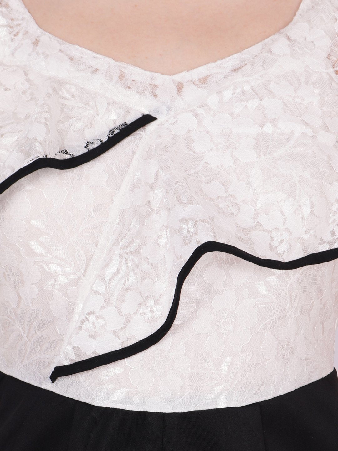White  Solid Jumpsuit