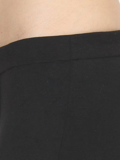 Black Solid Jeggings