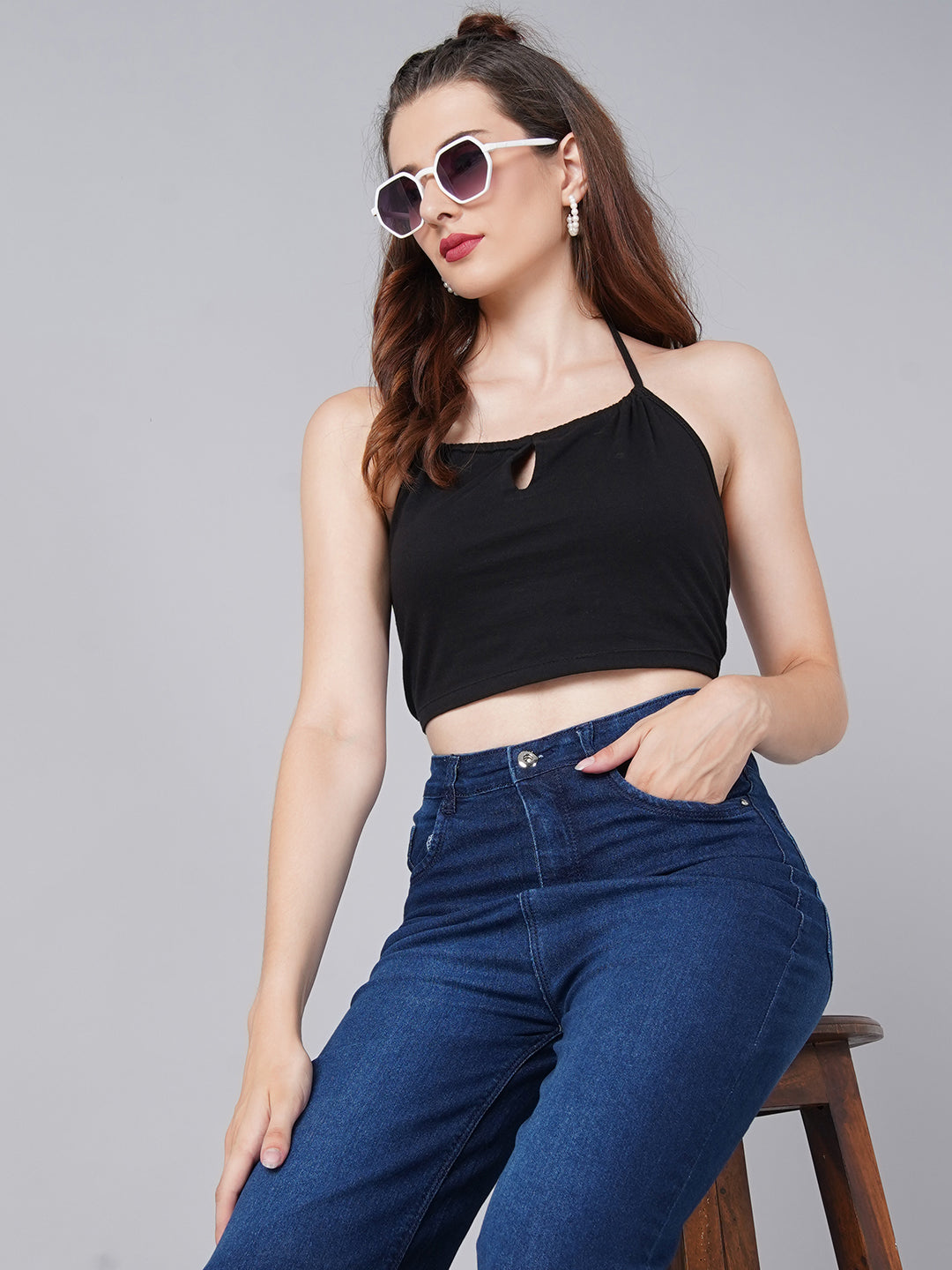 Black Sling Top