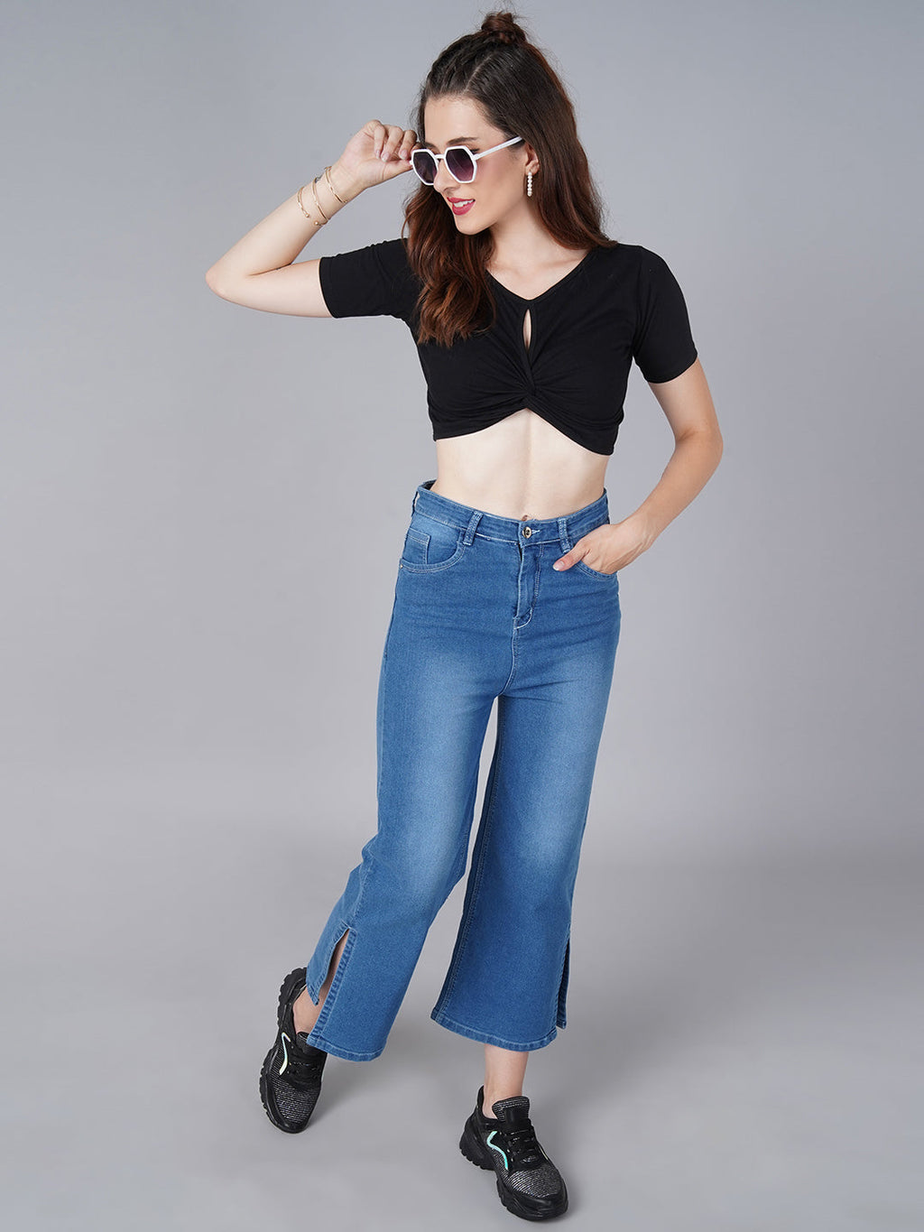Black Solid Top