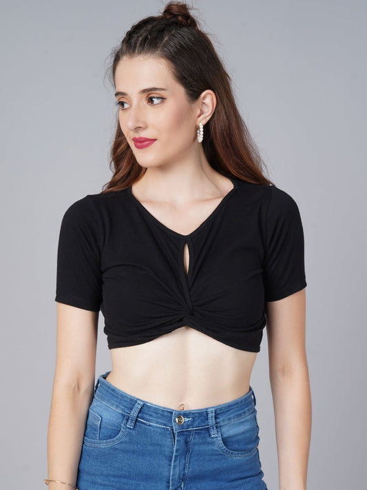 Black Solid Top