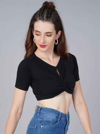 Black Solid Top