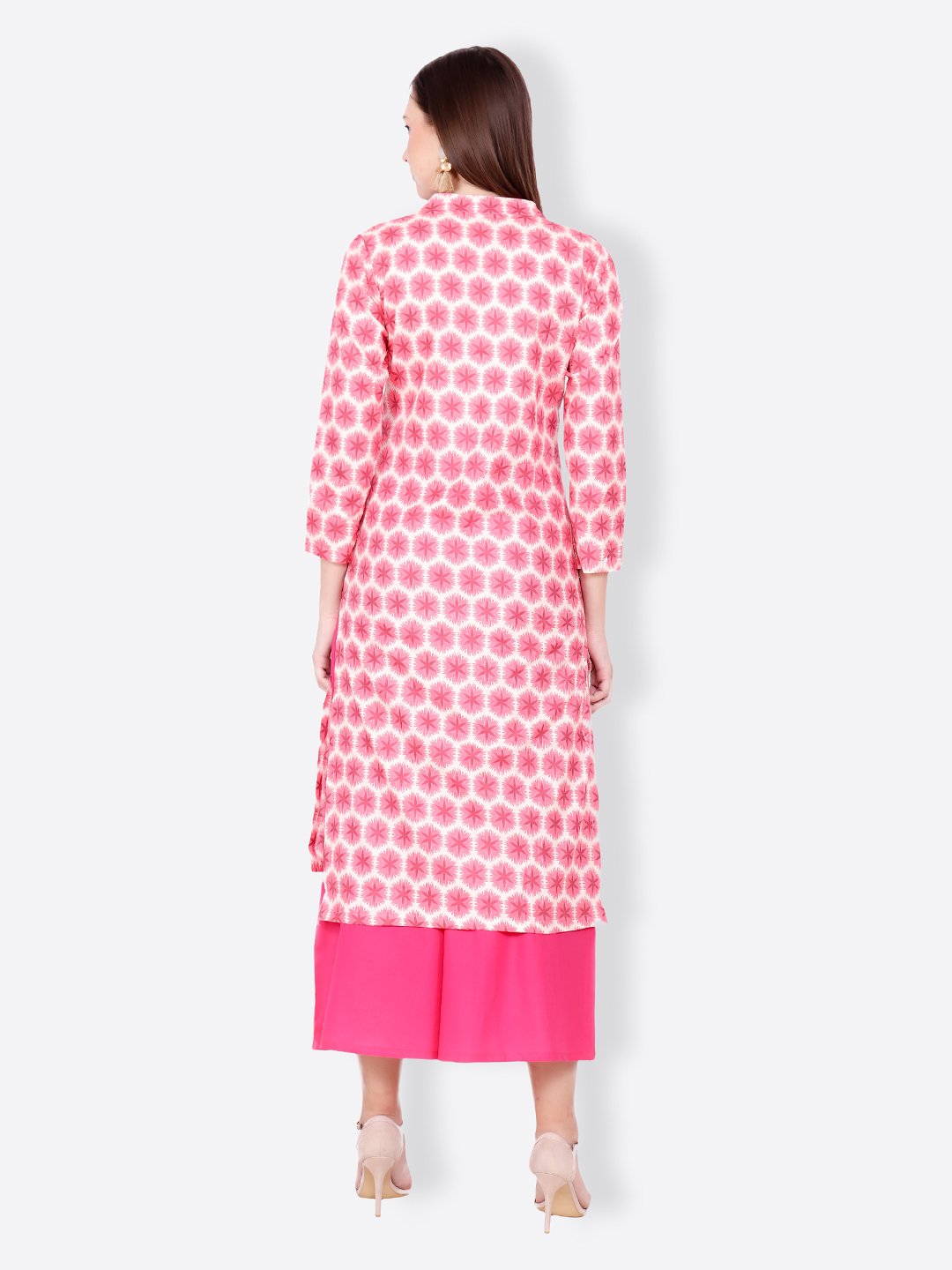 SCORPIUS PINK PRINTED KURTA