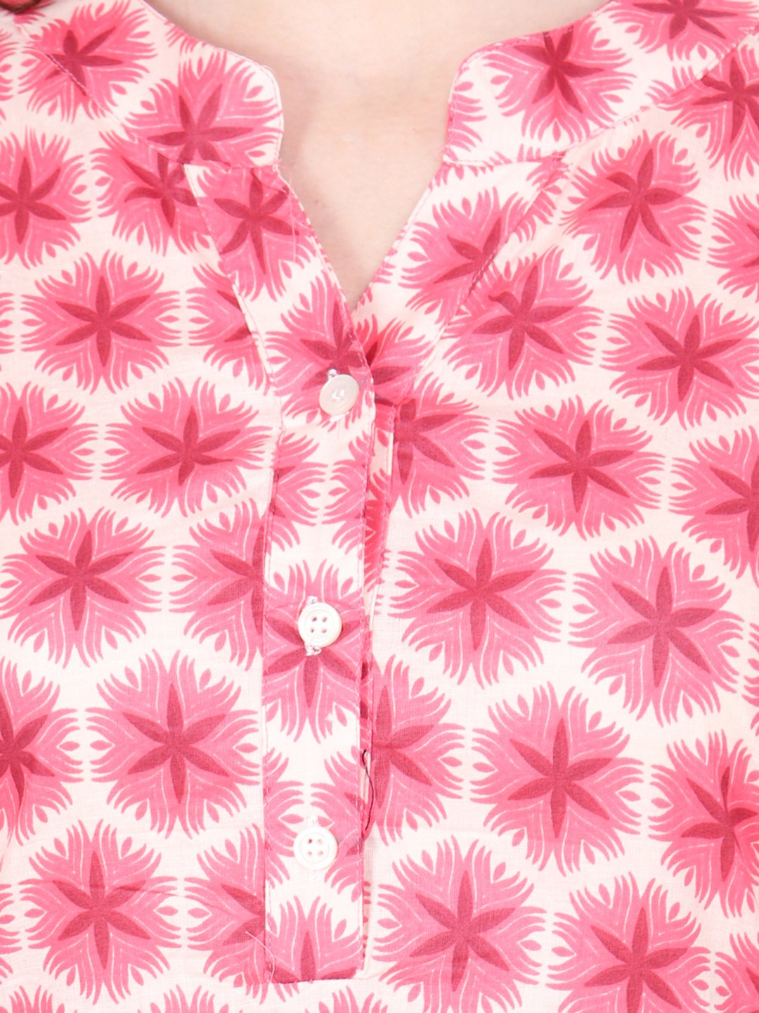 SCORPIUS PINK PRINTED KURTA