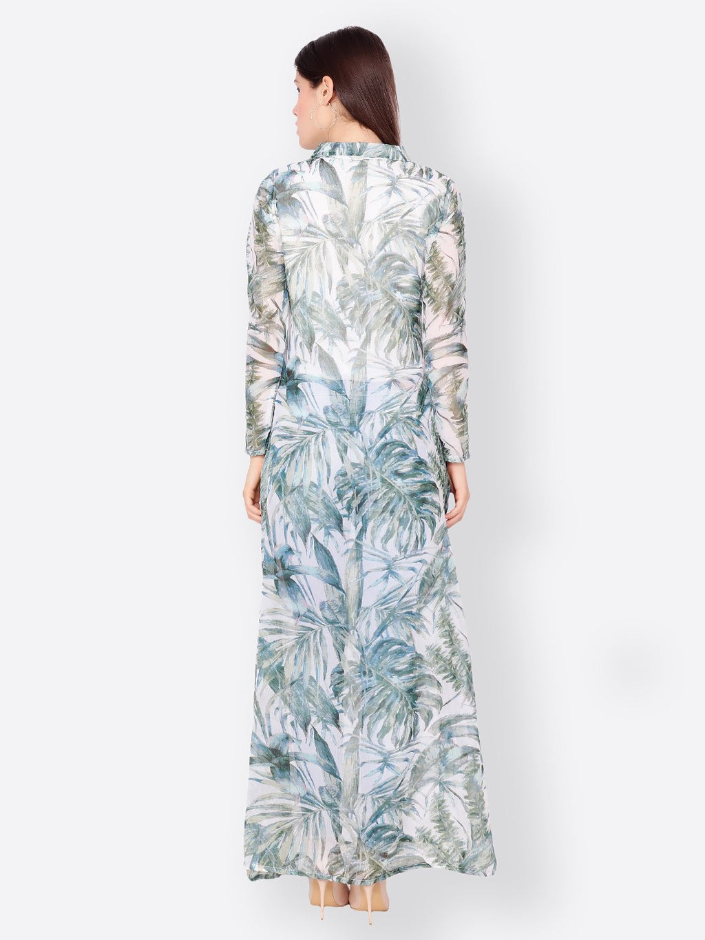 SCORPIUS GREY FLORAL LONGTOP